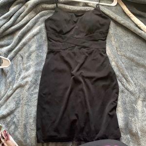 Black minidress